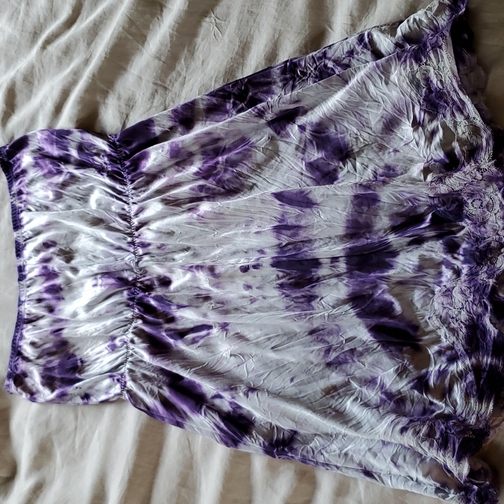 Hand dyed slip tunic - Picture 3 of 4